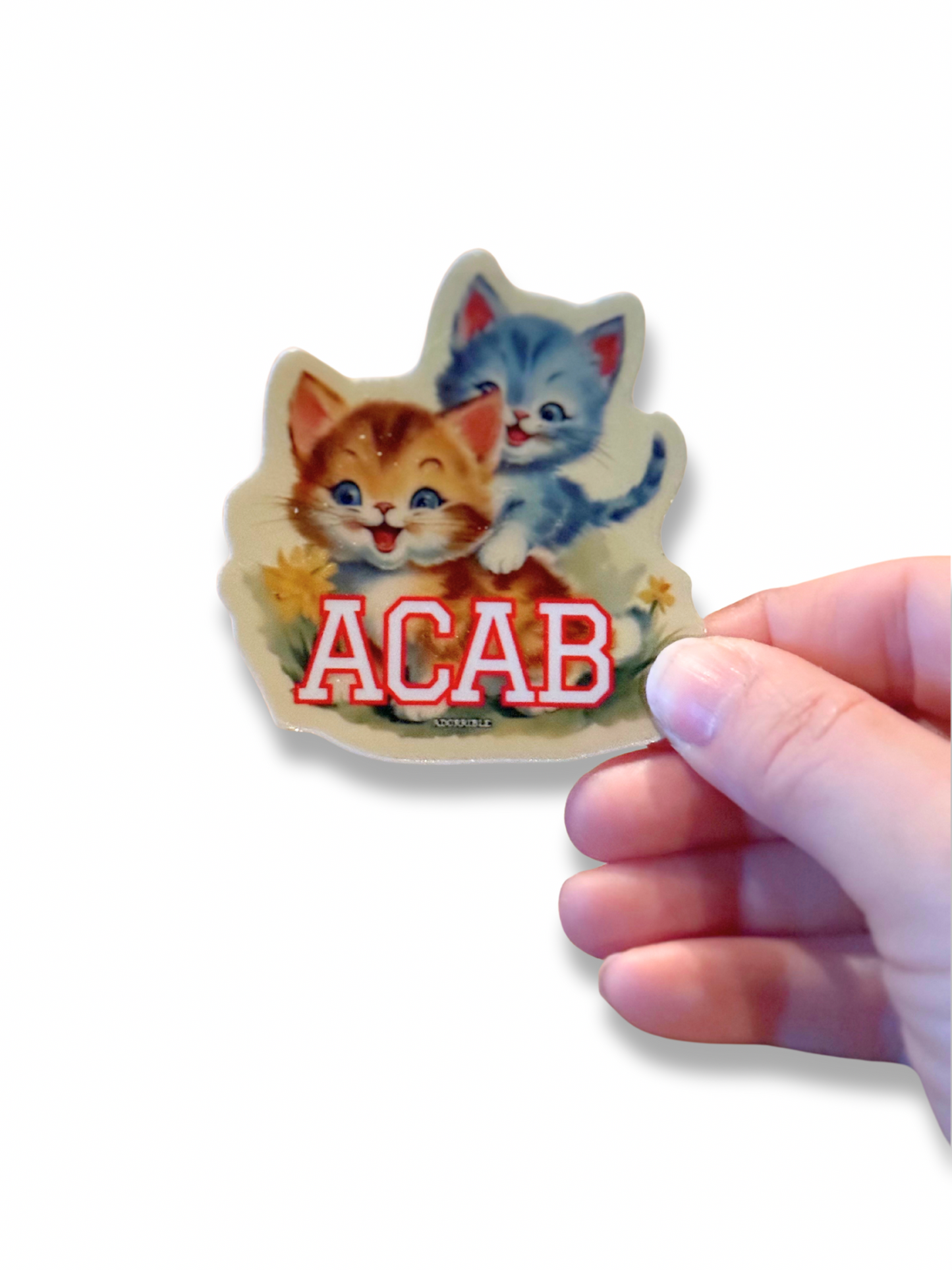 ACAB Kitties Transparent Sticker