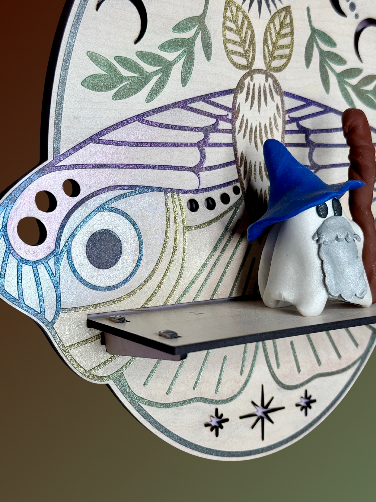 Moth Mini Trinket Shelf