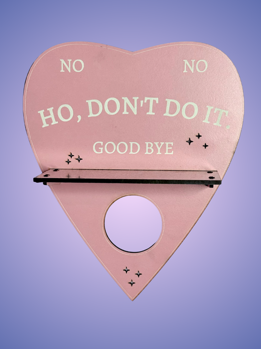Pink Ouija Planchette Shelf