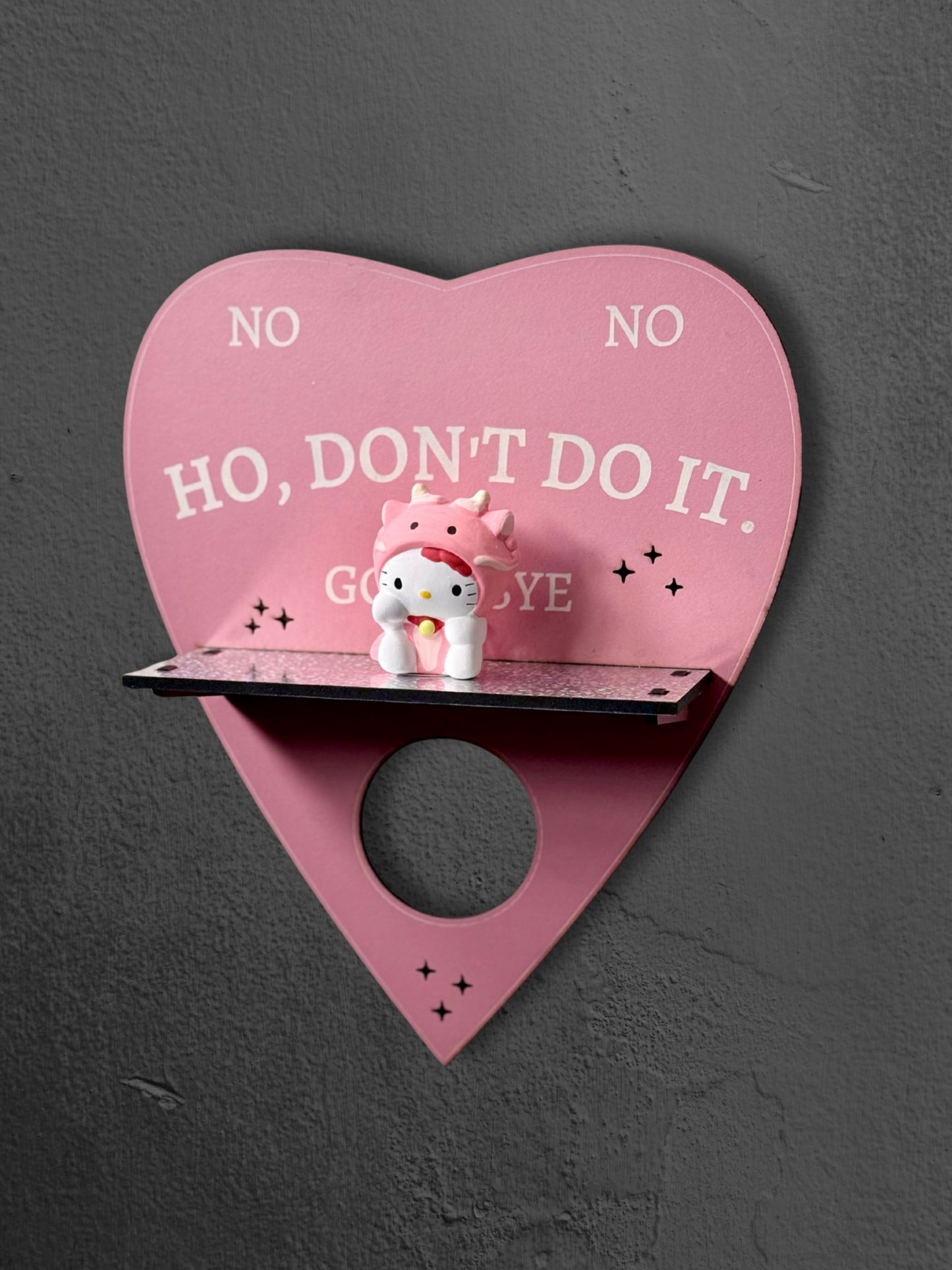 Pink Ouija Planchette Shelf