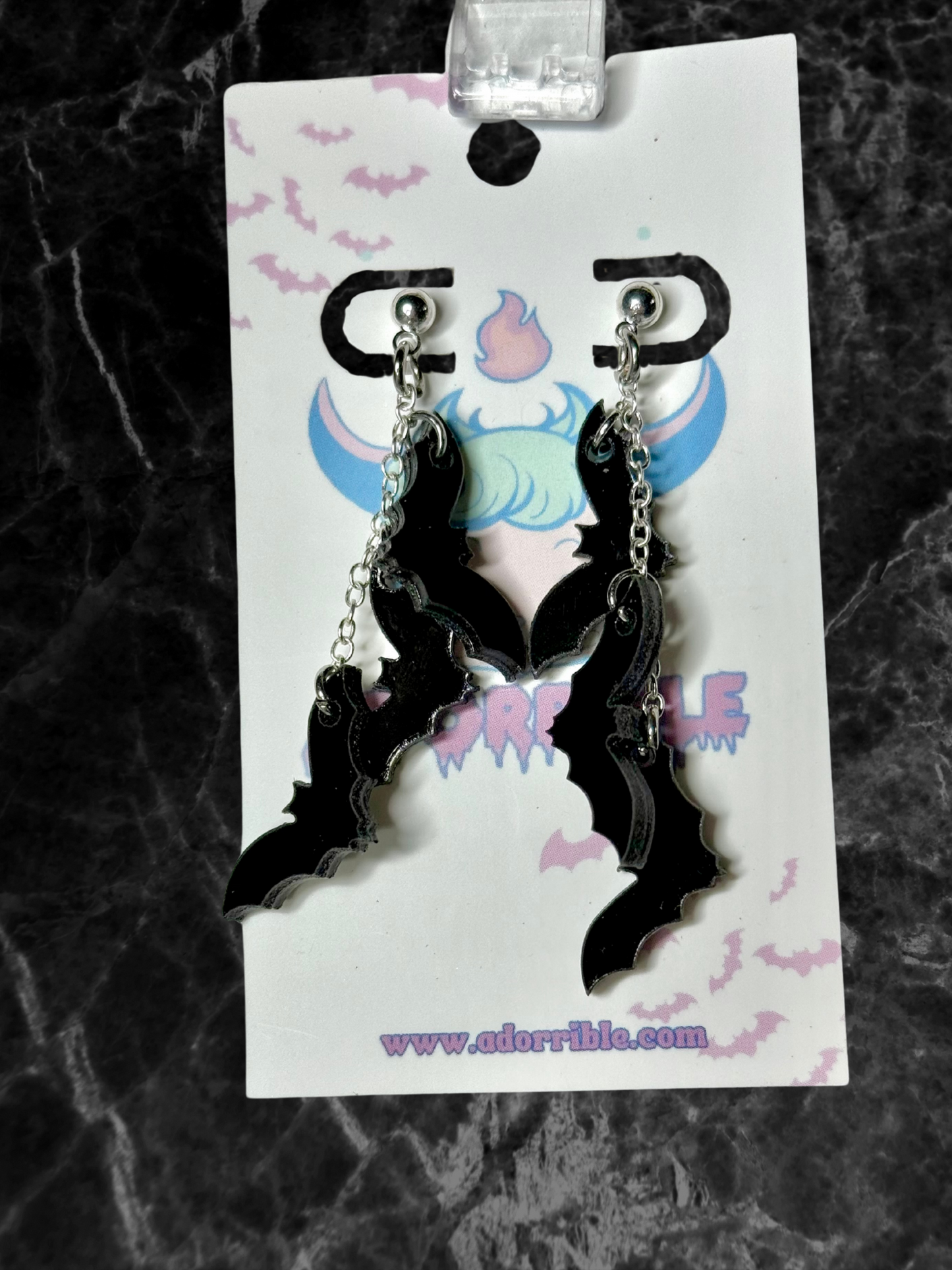 It’s Freaking Bats Hanging Earrings