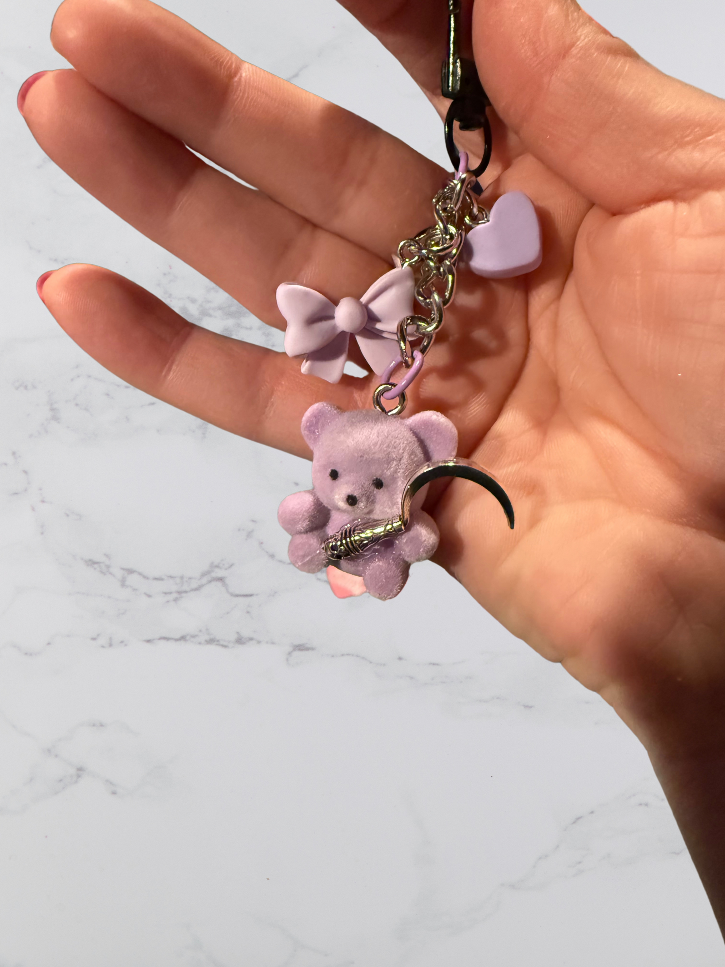 Murder Bears Kawaii Teddy Bears with Weapons Keychains