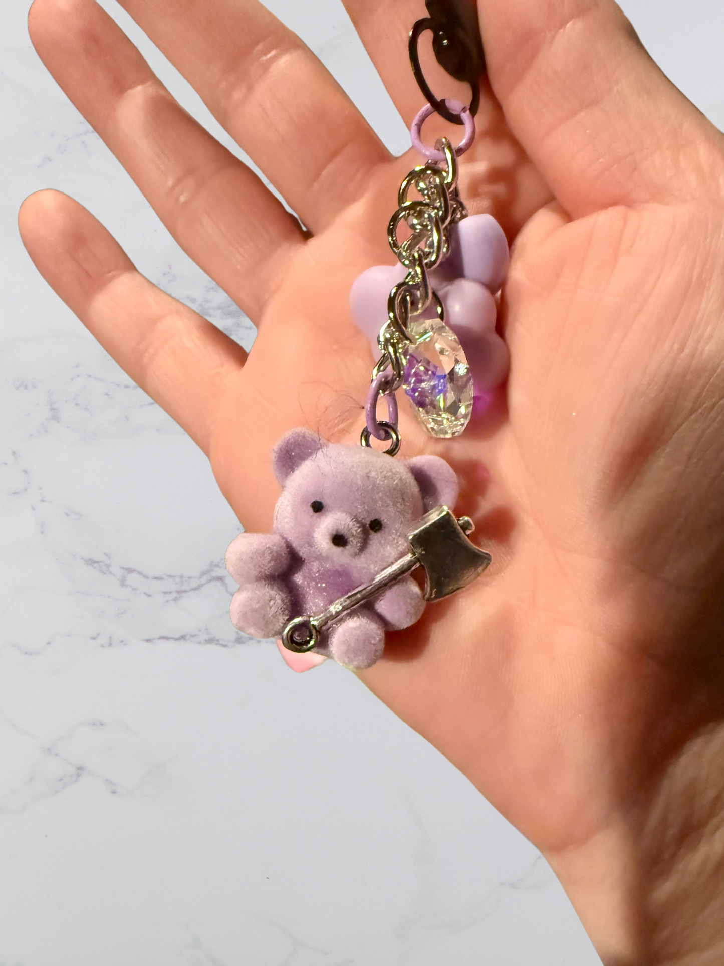 Murder Bears Kawaii Teddy Bears with Weapons Keychains