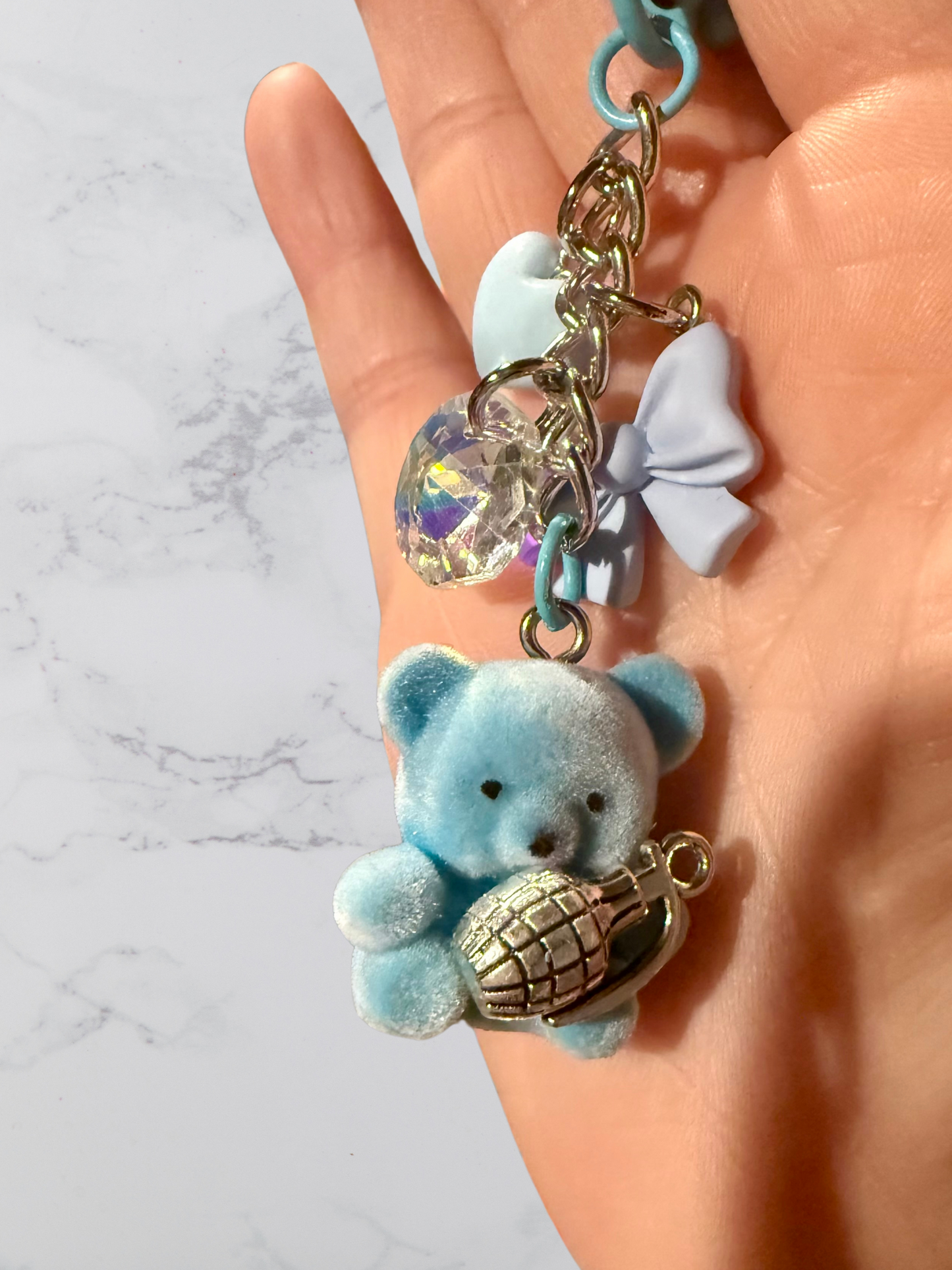 Murder Bears Kawaii Teddy Bears with Weapons Keychains