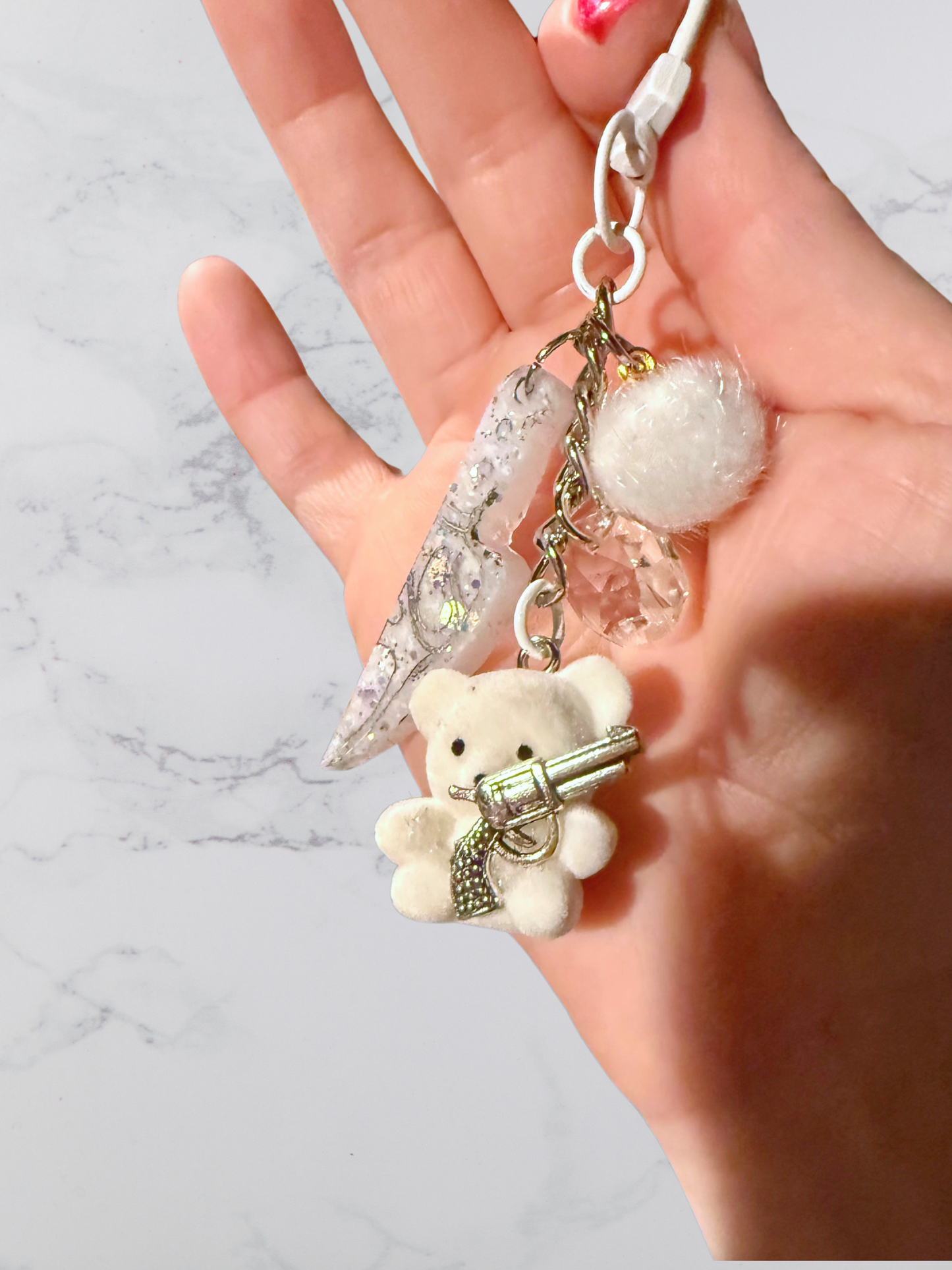 Murder Bears Kawaii Teddy Bears with Weapons Keychains