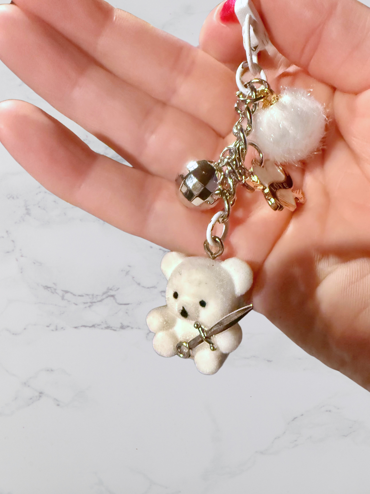 Murder Bears Kawaii Teddy Bears with Weapons Keychains