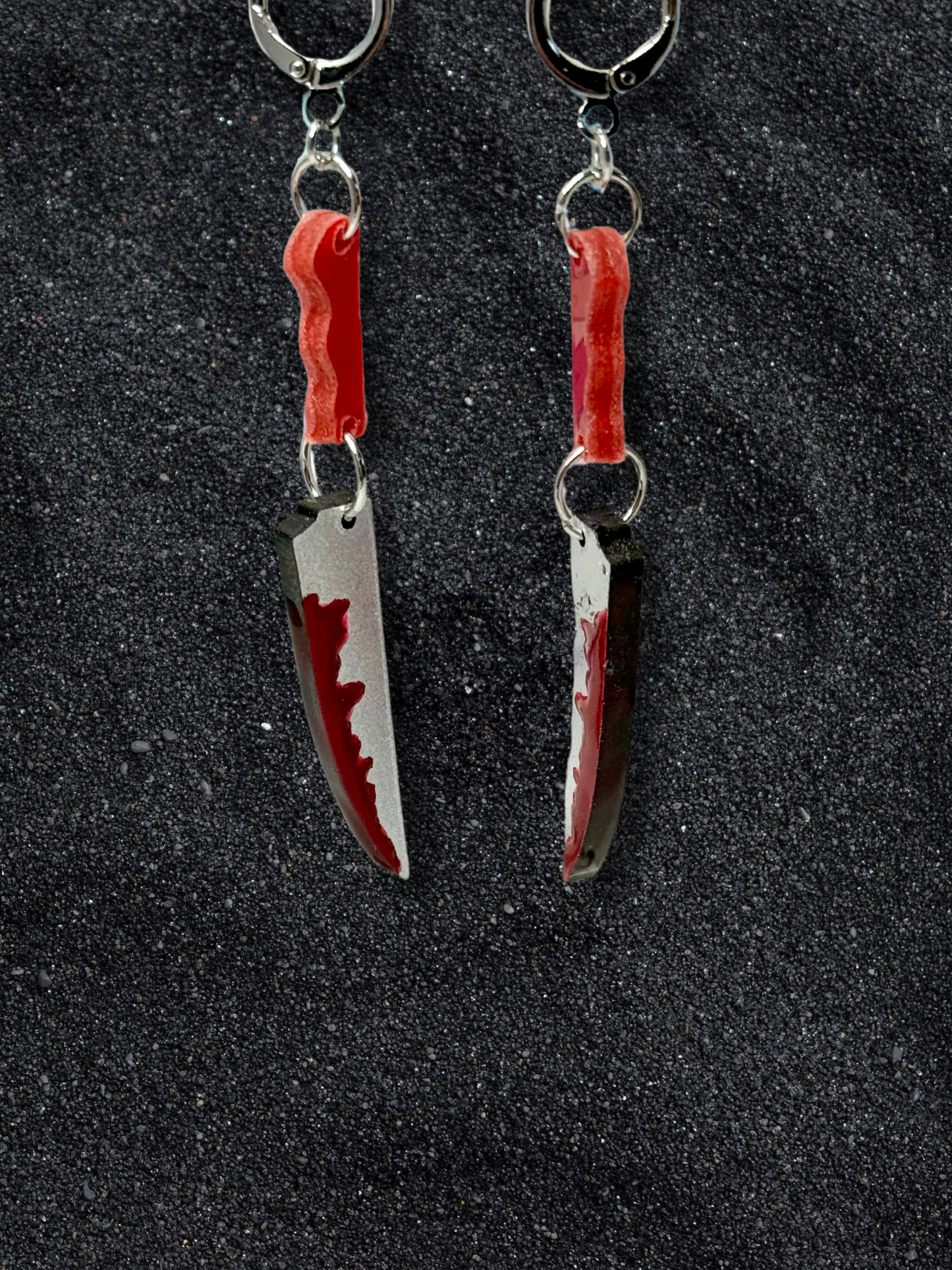 Dangle Daggers Acrylic Knife Earrings