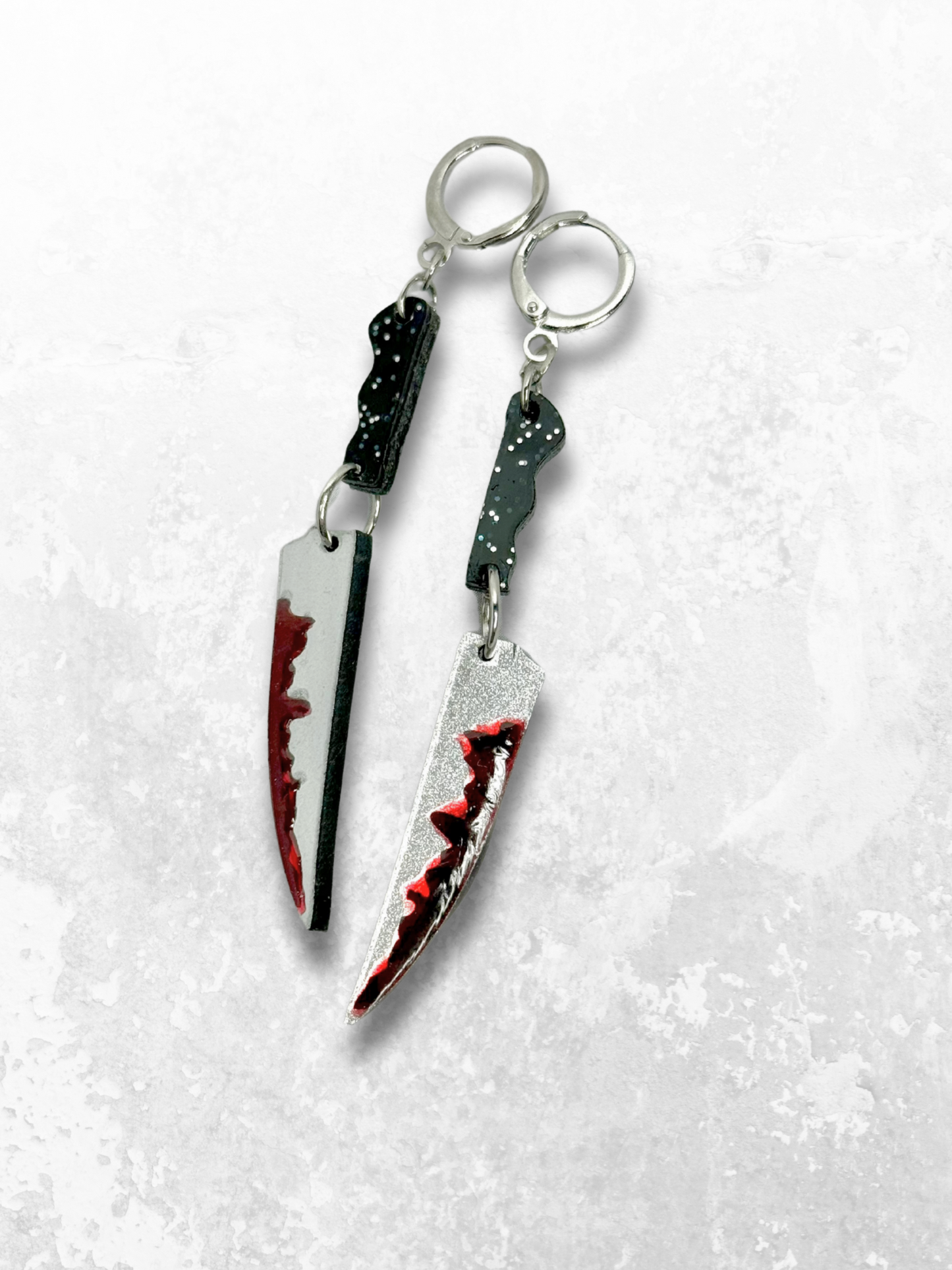 Dangle Daggers Acrylic Knife Earrings