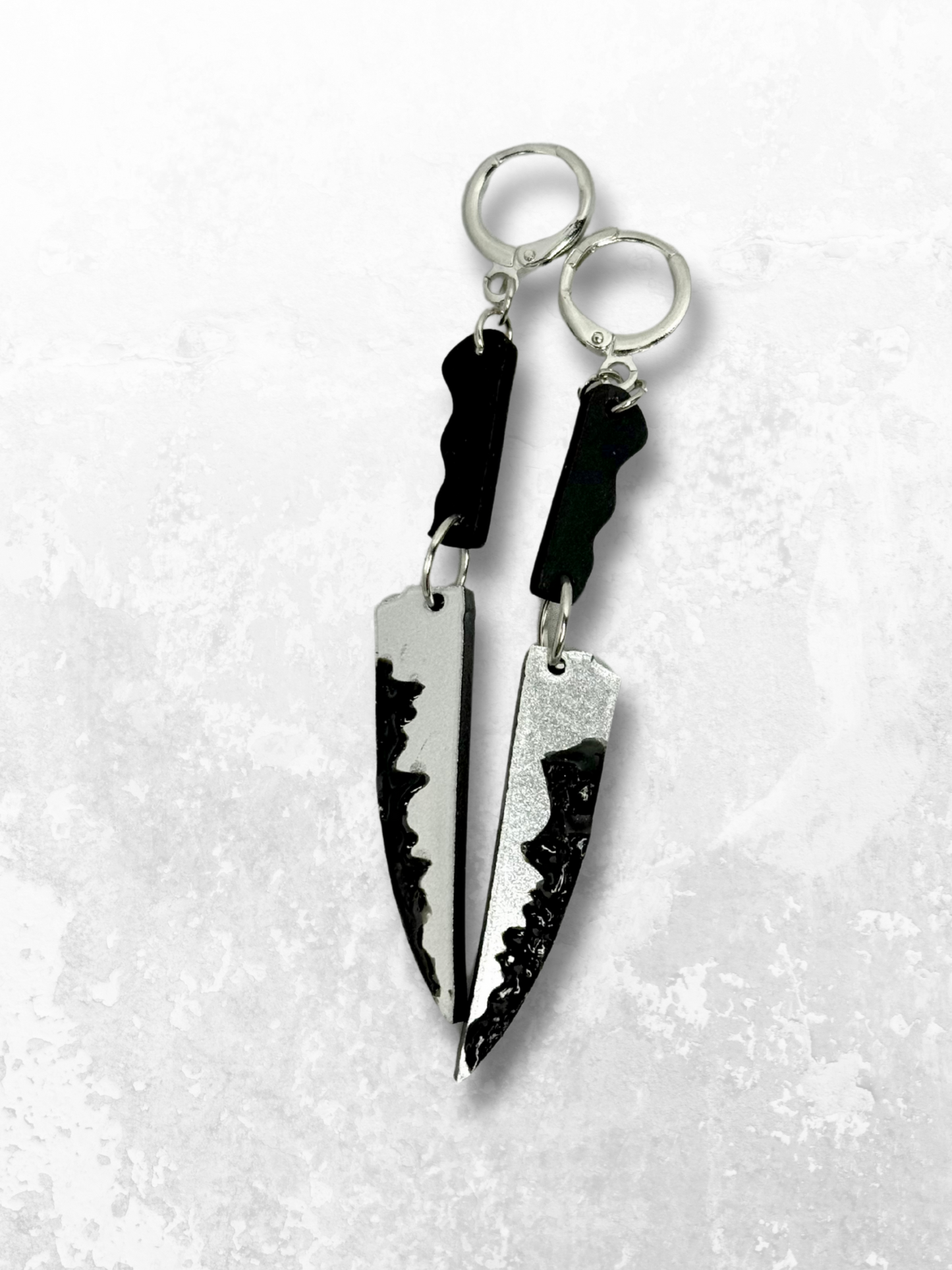 Dangle Daggers Acrylic Knife Earrings