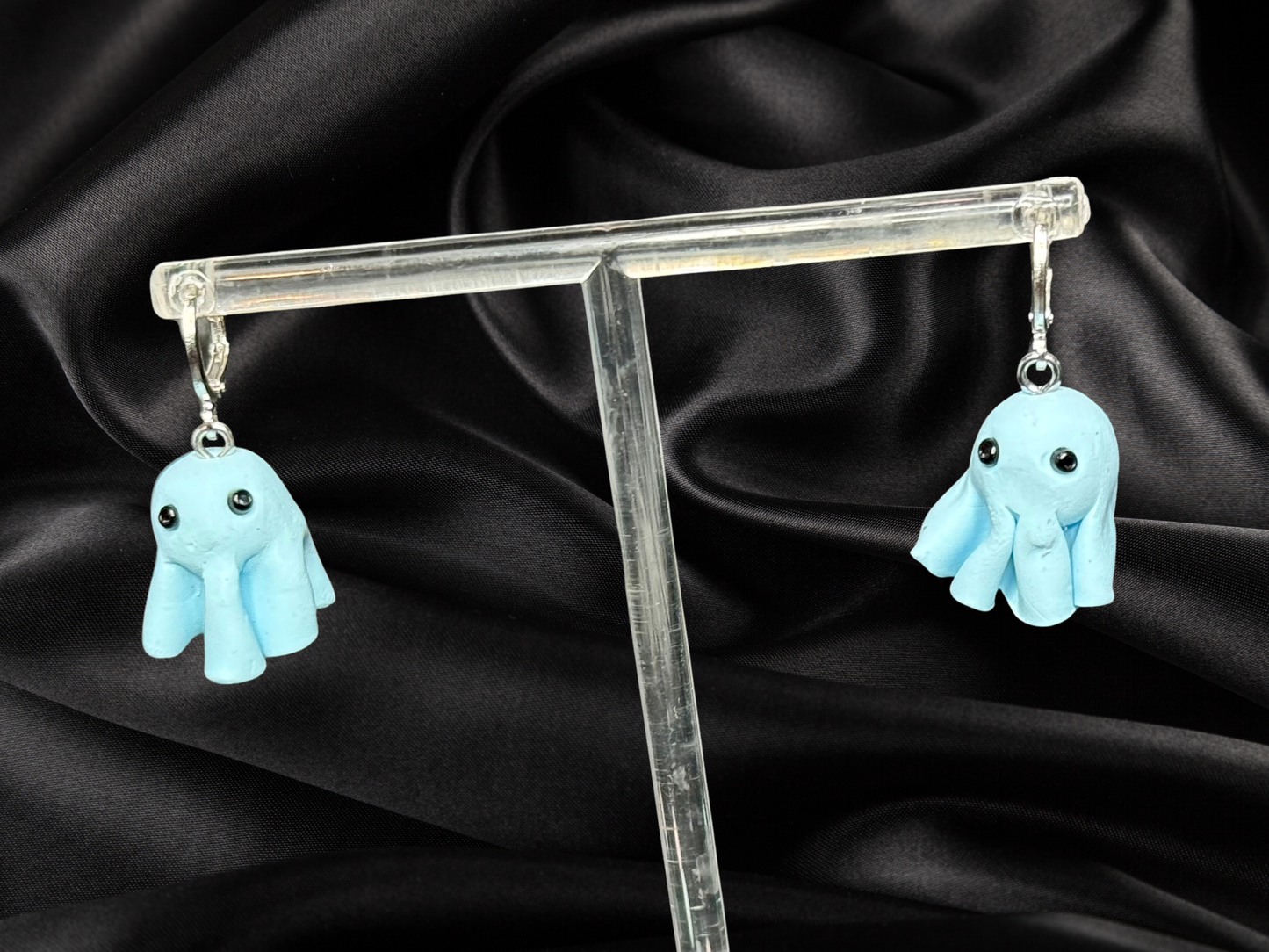 Pastel Ghost Clay Earrings