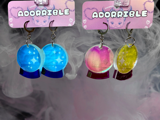 Crystal Ball Earrings