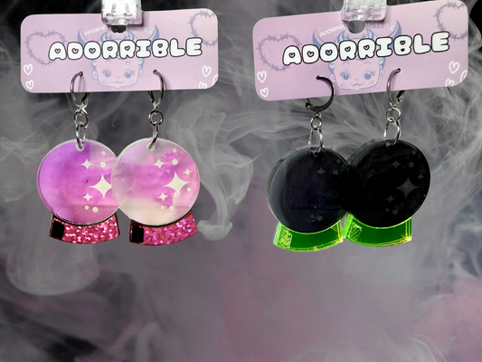 Crystal Ball Earrings