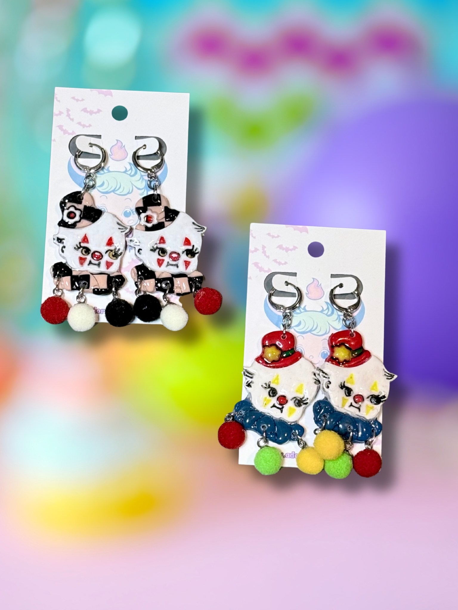 Clownin Around Earrings