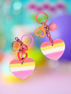 LGBTQ Pride Flag Inspired Bag Charm Keychains