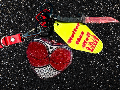 Heart Booty Keychains