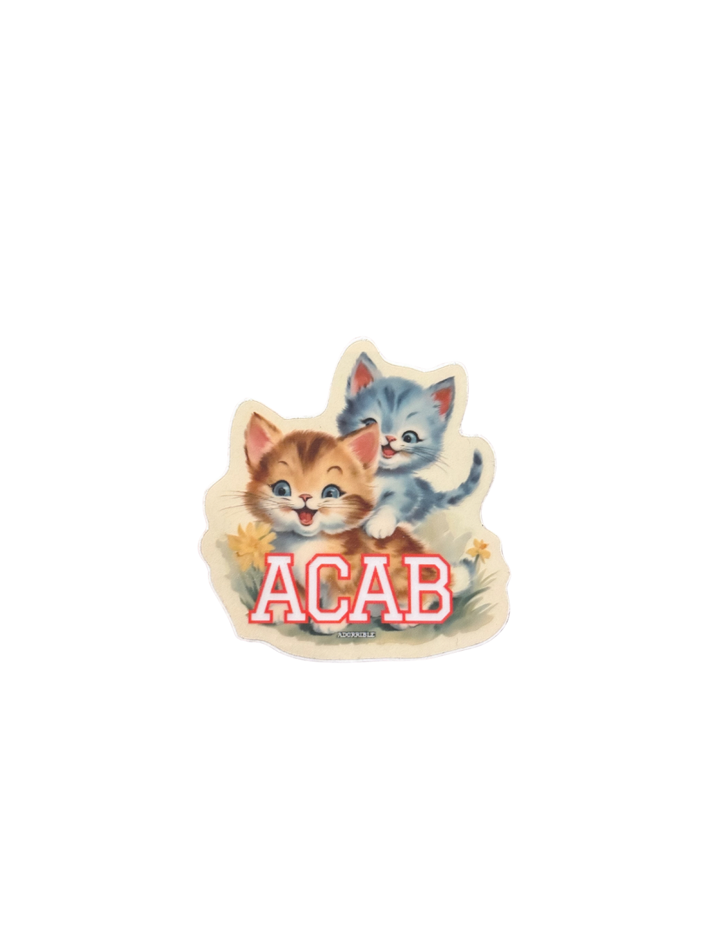 ACAB Kitties Transparent Sticker