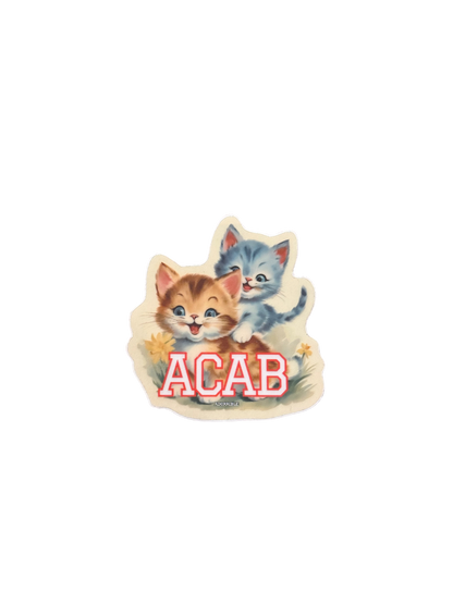 ACAB Kitties Transparent Sticker