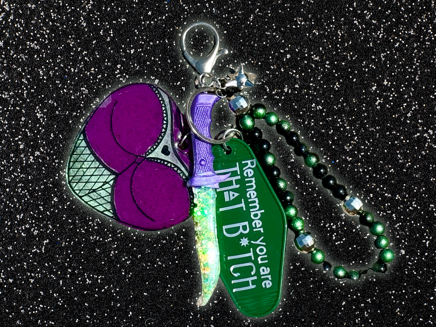 Heart Booty Keychains