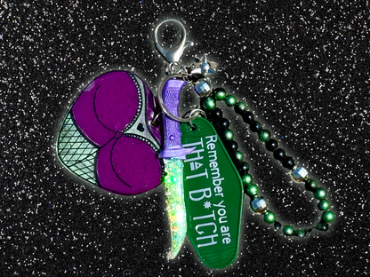 Heart Booty Keychains
