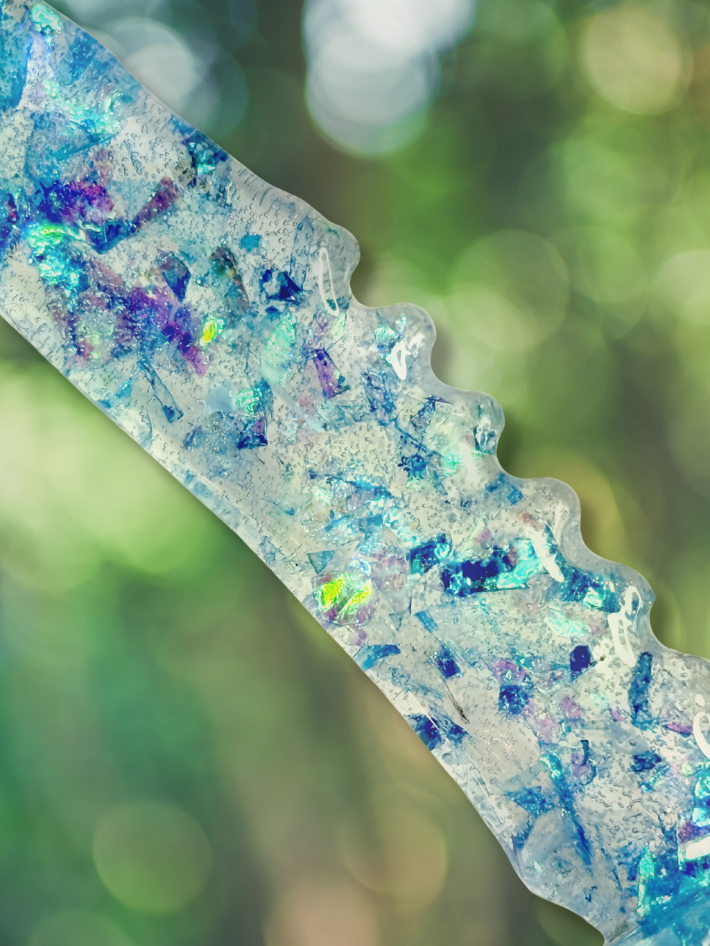 Iridescent Flake Decorative Fake Daggers - Adorrible