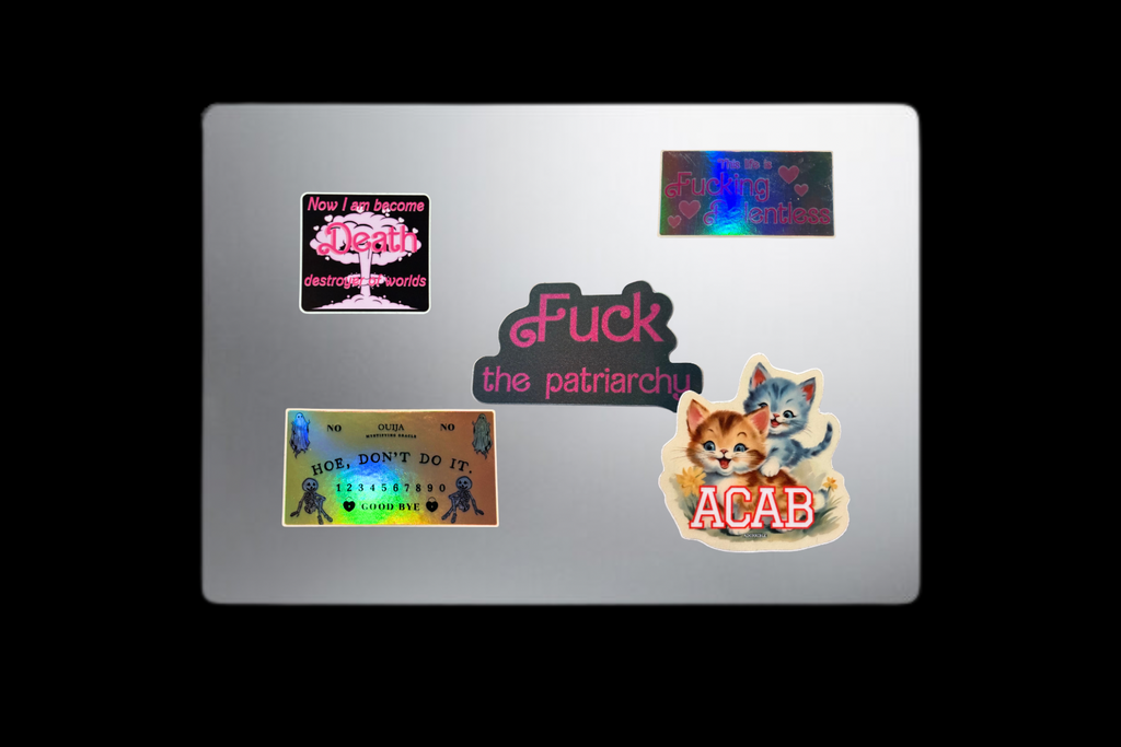 ACAB Kitties Transparent Sticker