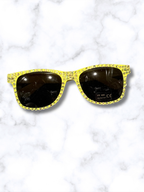 Adorrible rhinestones sunglasses with sparkling embellished frames and dark tinted lenses, stylish and fashionable eyewear.