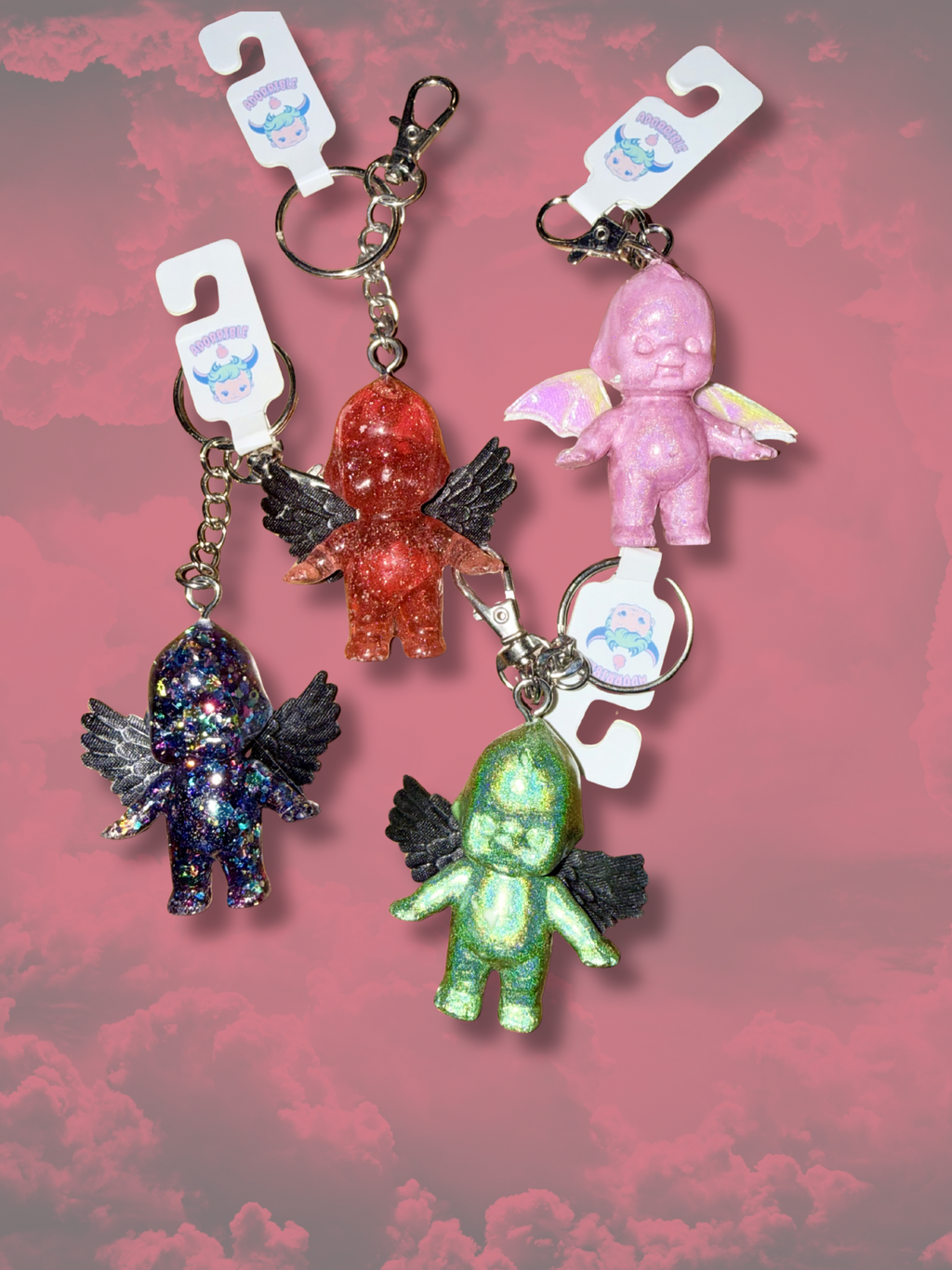 Demon Baby Keychains