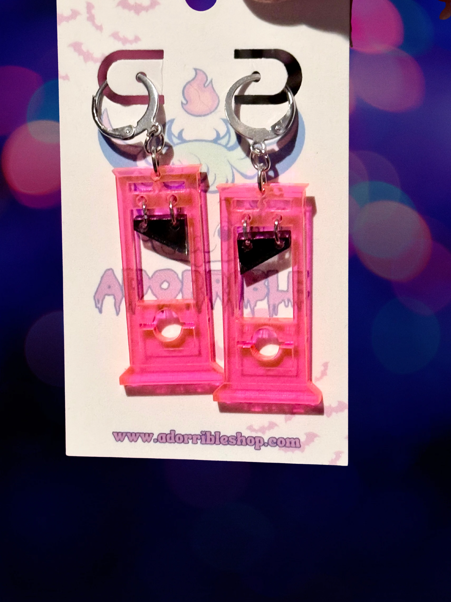 Mini Guillotine Earrings - Adorrible