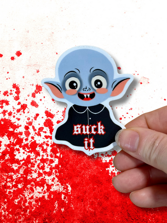 Nosferatu Suck It Sticker
