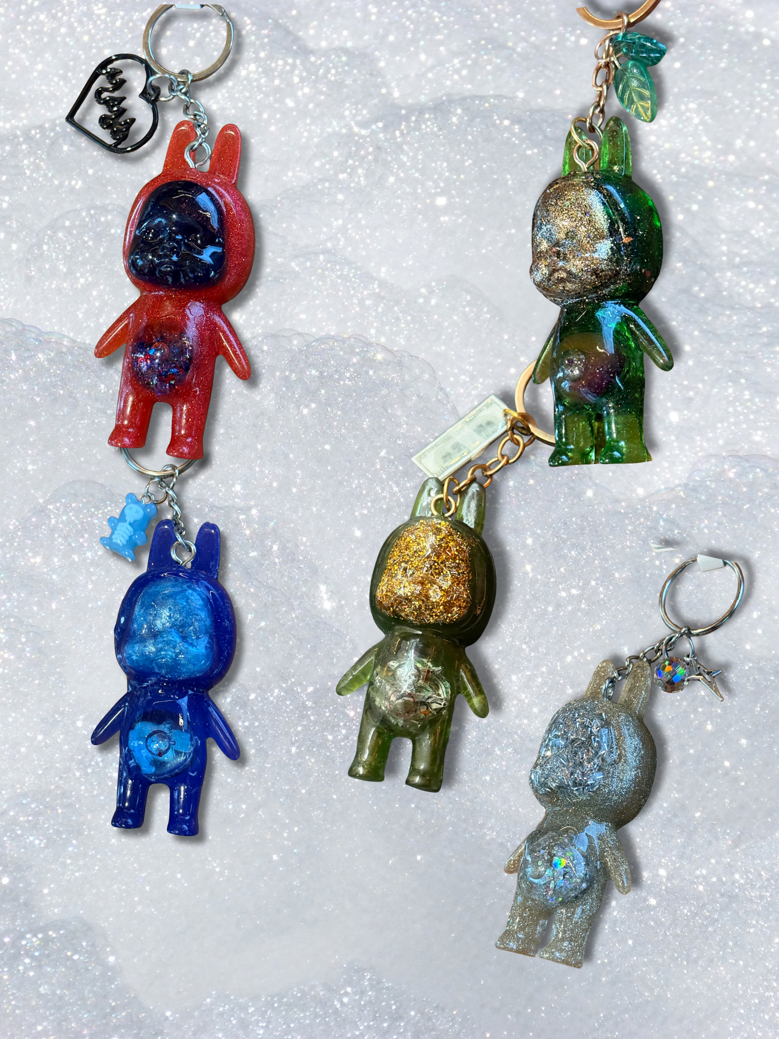 “Not Labubus” Creepy Cuties Baby Shaker Keychains - Adorrible