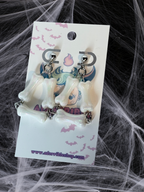 Bone Triangle Earrings