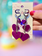 Heart Dangle Earrings