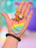 LGBTQ Pride Flag Inspired Bag Charm Keychains