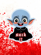 Nosferatu Suck It Sticker - Adorrible
