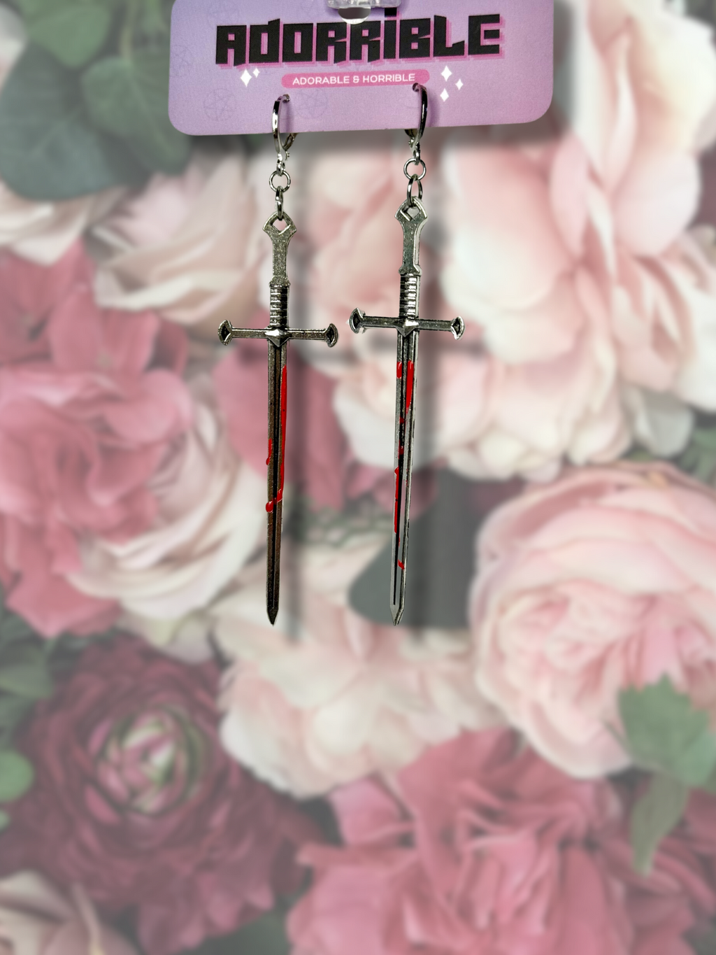 Bloody Sword Earrings.