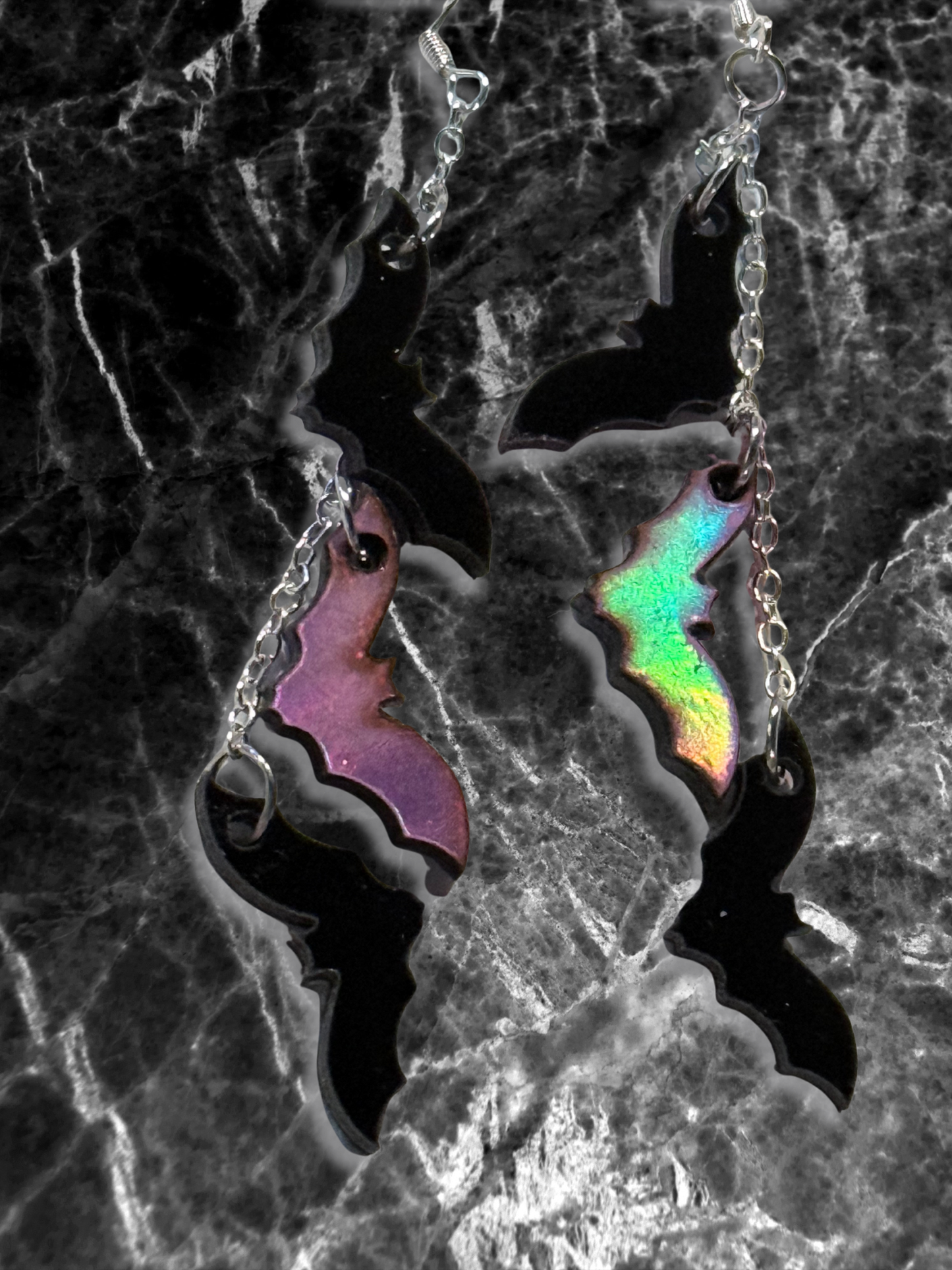 It’s Freaking Bats Hanging Earrings