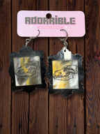 Sassy Framed Earrings - Adorrible