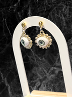 Golden Eyeball Earrings