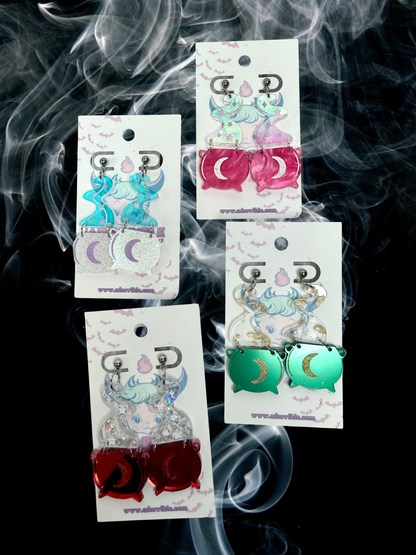 Witch’s Cauldron Earrings
