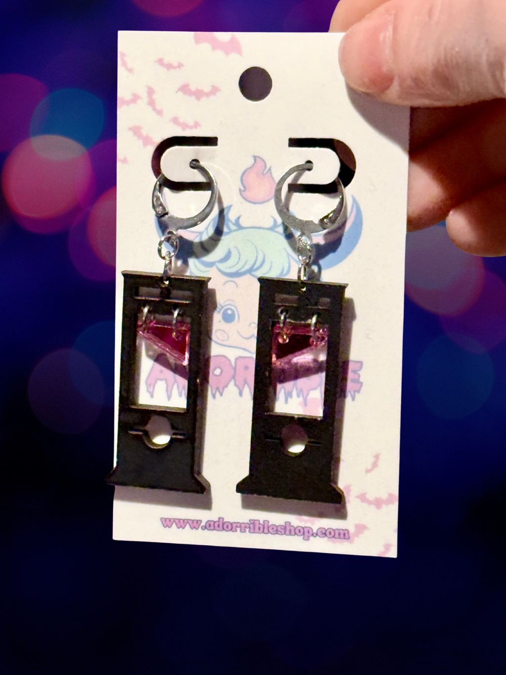 Mini Guillotine Earrings - Adorrible