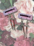 Bloody Sword Earrings.