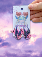 Swallow Bird Traditional Tattoo Inspired Earrings - Adorrible