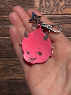 Retro Kewpie Devil Keychain.