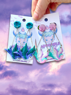 Swallow Bird Traditional Tattoo Inspired Earrings - Adorrible