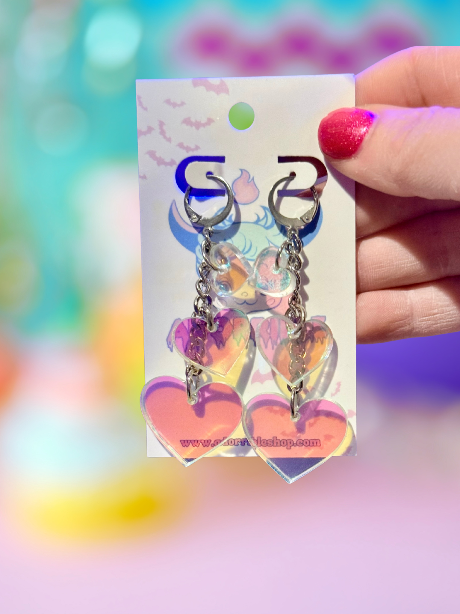 Heart Dangle Earrings