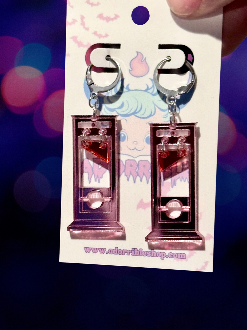 Mini Guillotine Earrings - Adorrible