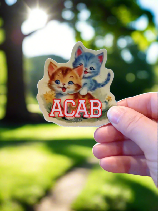 ACAB Kitties Transparent Sticker