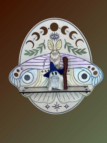 Moth Mini Trinket Shelf
