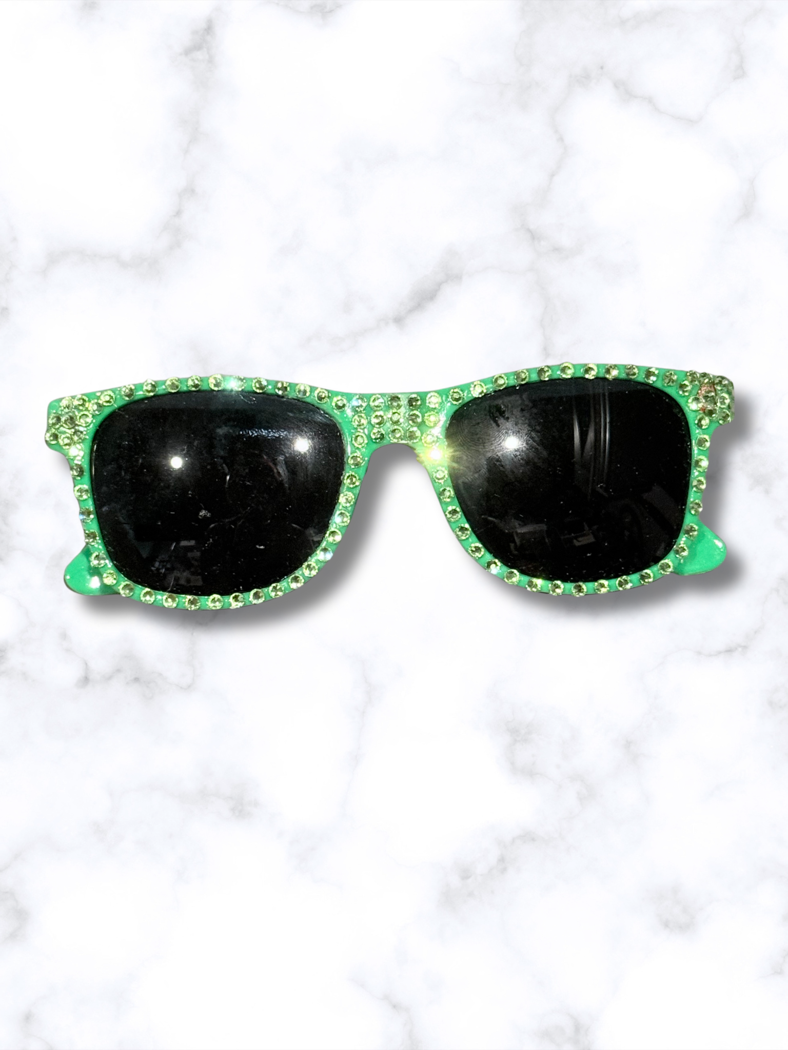 Adorrible rhinestones sunglasses with sparkling embellished frames and dark tinted lenses for stylish sun protection.