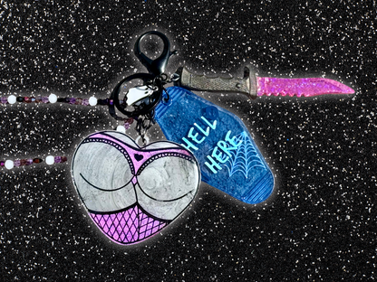 Heart Booty Keychains